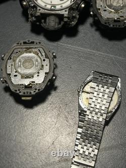 LOT of 14 Casio & G-Shock Watches For Parts / Repair Mixed Analog / Digital