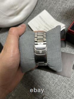 LUMINOX 3150 Navy Quartz Watch Black 200m SS Crown Broken Runs With Extras