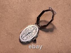 Ladies 14K Gold Cased Art Deco Swiss Watch With Wire Lugs For Parts/Repairs