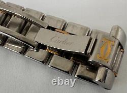 Ladies Cartier Must De Cartier 21 Steel and Gold Watch for Parts