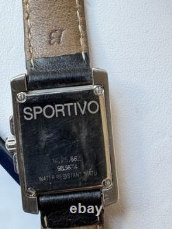 Ladies Concord Sportivo Watch NOT RUNNING, For Parts/Repair, Extra Band Included