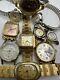 Ladies Mechanical Watch Broken Lot Of 10 Vintage Caravelle Gruen