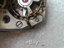 Ladies Omega watch T12.6 not working 9 carat Dennison goldcase with all Halmark