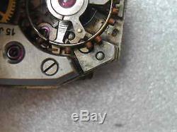 Ladies Omega watch T12.6 not working 9 carat Dennison goldcase with all Halmark