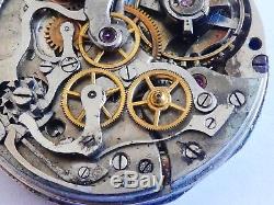 Landeron Chronograph watch movement not working with dial for parts (W85)