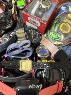 Large Digital Watch/Fitness Lot (149) Untested, Parts, Repair, Men, Women, Children