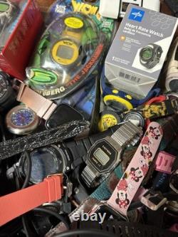 Large Digital Watch/Fitness Lot (149) Untested, Parts, Repair, Men, Women, Children