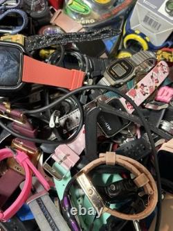 Large Digital Watch/Fitness Lot (149) Untested, Parts, Repair, Men, Women, Children