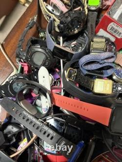 Large Digital Watch/Fitness Lot (149) Untested, Parts, Repair, Men, Women, Children