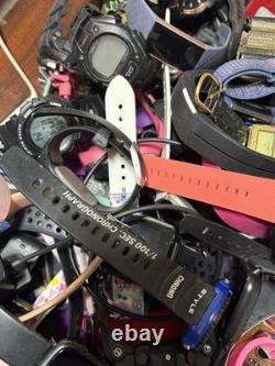 Large Digital Watch/Fitness Lot (149) Untested, Parts, Repair, Men, Women, Children