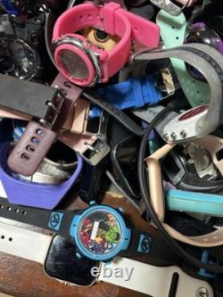Large Digital Watch/Fitness Lot (149) Untested, Parts, Repair, Men, Women, Children