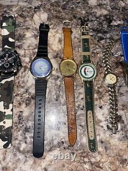 Large Lot Of 26 Vintage Watches For Parts Repair