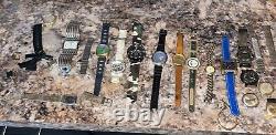 Large Lot Of 26 Vintage Watches For Parts Repair