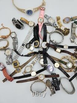 Large Lot Of Ladies Watches FOR PARTS / REPAIR