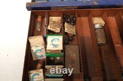 Large Lot Vintage NOS Caravelle (by Bulova) Watch Parts Incld Metal Drawer HM532