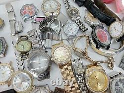 Large Lot of Various Wristwatches for Parts Watches for Parts Different Part