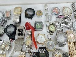 Large Lot of Various Wristwatches for Parts Watches for Parts Different Part