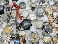 Large Lot of Various Wristwatches for Parts Watches for Parts Different Part