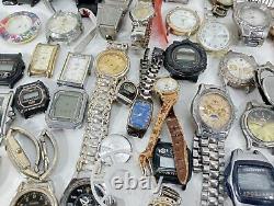 Large Lot of Various Wristwatches for Parts Watches for Parts Different Part