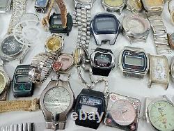 Large Lot of Various Wristwatches for Parts Watches for Parts Different Part