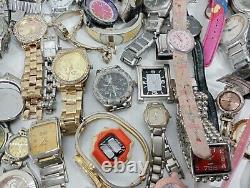 Large Lot of Various Wristwatches for Parts Watches for Parts Different Part