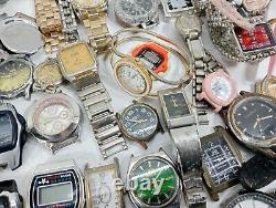 Large Lot of Various Wristwatches for Parts Watches for Parts Different Part