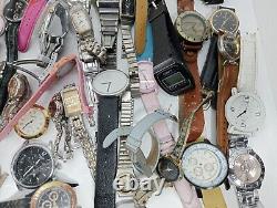 Large Lot of Various Wristwatches for Parts Watches for Parts Different Part