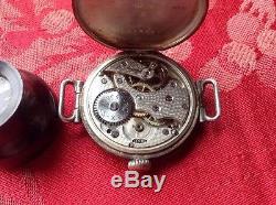 Large Size Part Rolex Trench Watch With Swing Lugs For Spares Or Repair
