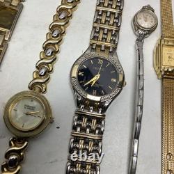 Large Vintage Watch Lot Parts Seiko, Pulsar, Carvel, Helbros, ++ Many More