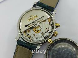 Lemania 5100 Paul Picot Watch Chronograph Automatic Mens Swiss Made For Parts