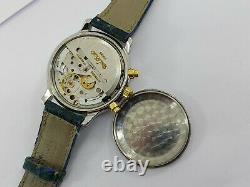 Lemania 5100 Paul Picot Watch Chronograph Automatic Mens Swiss Made For Parts