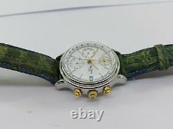 Lemania 5100 Paul Picot Watch Chronograph Automatic Mens Swiss Made For Parts