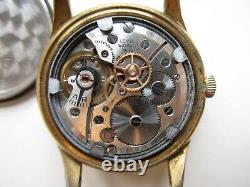 Lemania cal. 3050 Swiss watch movement in case mainspring broken