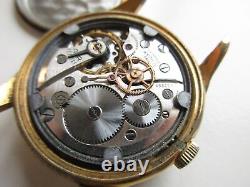 Lemania cal. 3050 Swiss watch movement in case mainspring broken