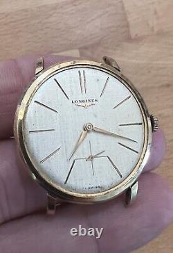 Longines 18k Pink Gold Manual Wind Watch cal. 12.68z for Restoration or Parts