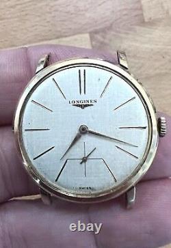 Longines 18k Pink Gold Manual Wind Watch cal. 12.68z for Restoration or Parts