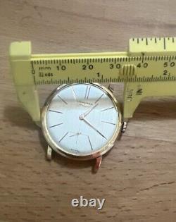 Longines 18k Pink Gold Manual Wind Watch cal. 12.68z for Restoration or Parts