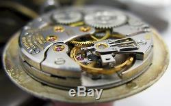 Longines 23z 17 jewels watch movement & dial for parts
