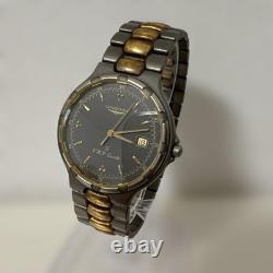 Longines Conquest Vhp Titanium Watch For Parts/Repair Quartz Movement Model