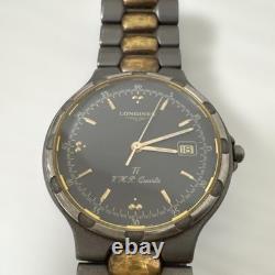 Longines Conquest Vhp Titanium Watch For Parts/Repair Quartz Movement Model