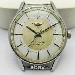 Longines Turler Flagship 1104 Automatic Cal. 380 Vintage Watch For Parts