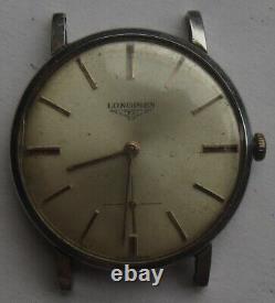 Longines cal. 30L mens wristwatch steel case load manual balance broken