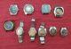 Lot 10 Vintage Citizen watches FOR PARTS or repair watchmaker Japan