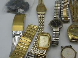 Lot (44) Men's + Ladies Vintage + Quartz SEIKO Watches Mvmts for Parts/Repair