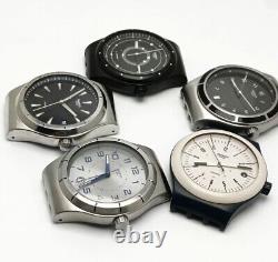 Lot 5 Watches Swatch Sistem51 Automatic Dial 42mm Swiss Men's For Parts