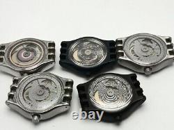 Lot 5 Watches Swatch Sistem51 Automatic Dial 42mm Swiss Men's For Parts