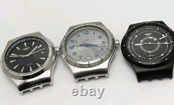 Lot 5 Watches Swatch Sistem51 Automatic Dial 42mm Swiss Men's For Parts