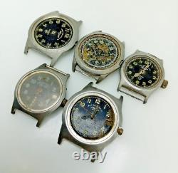 Lot 5 West End Watch Co Prima Manual Winding Vintage Watches For Parts UZF25LKM3