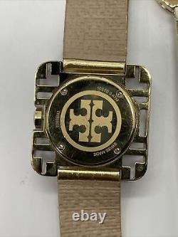 Lot 7 Tory Burch Womens Wrist Watches For Parts Or Repair Leather Two Tone