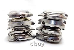 Lot 8 Case Watches Steel Seiko and Citizen Men Spare Parts